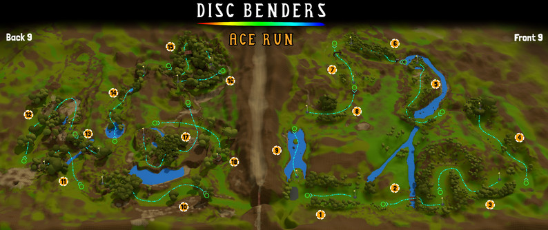 Oculus Quest 游戏《Disc Benders: Ace Run》VR飞盘