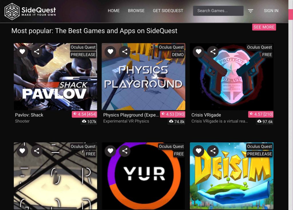 Oculus Quest 工具《SideQuest 去限制补丁版》