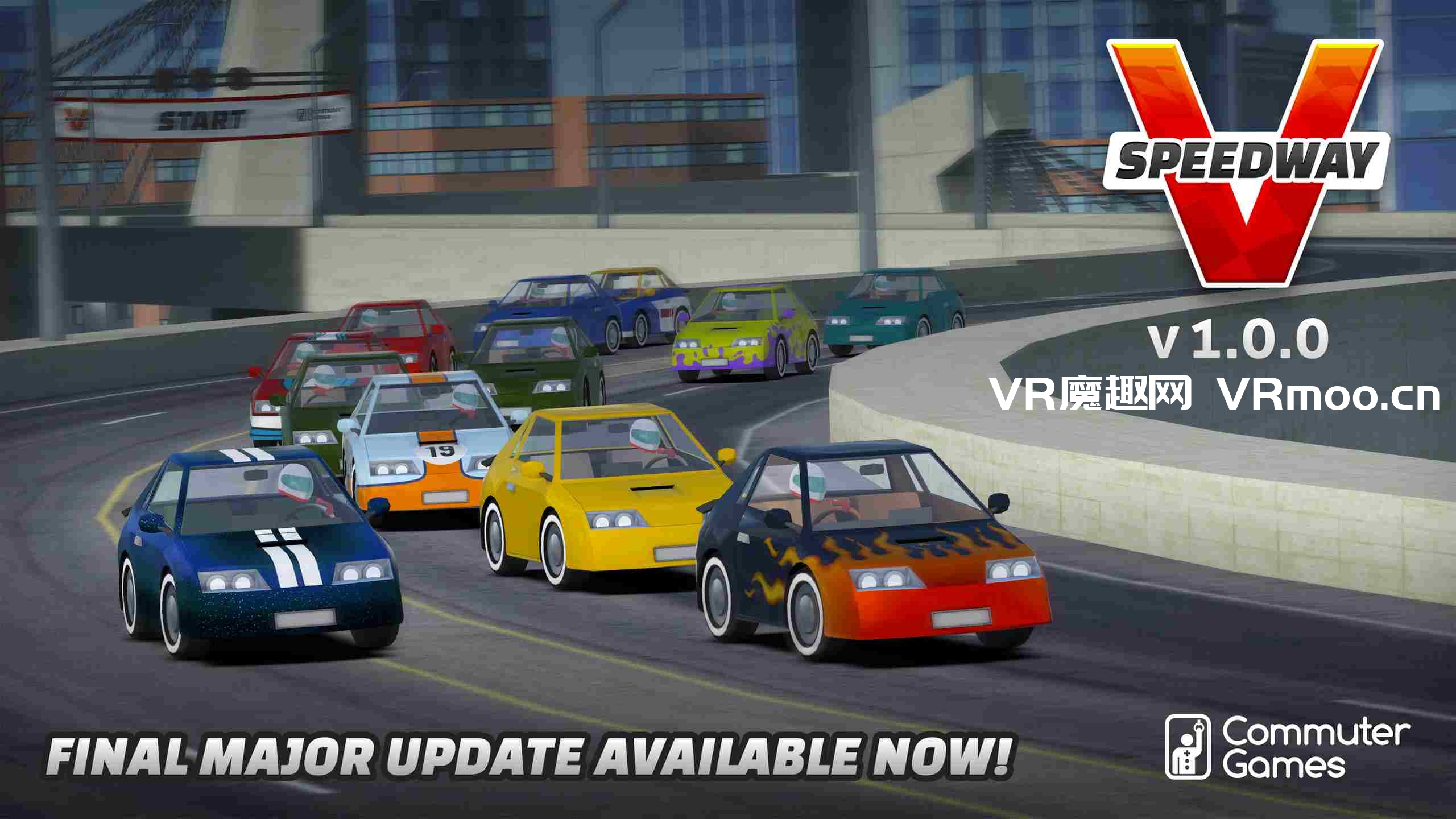 Oculus Quest 游戏《V-Speedway》模拟赛车驾驶VR