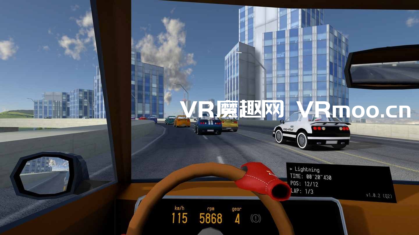 Oculus Quest 游戏《V-Speedway》模拟赛车驾驶VR