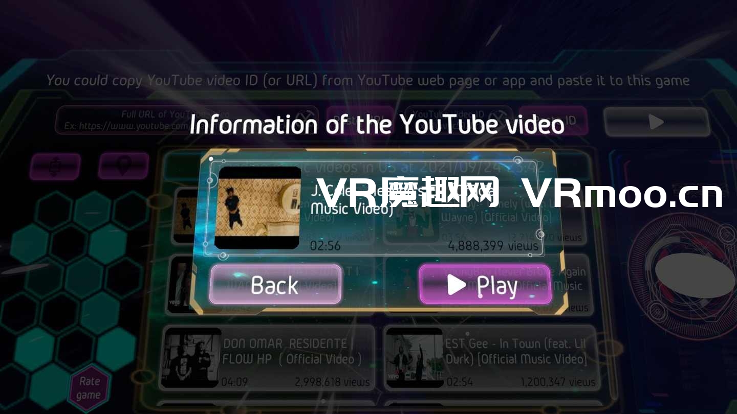Oculus Quest 游戏《Dancing Beat on Video VR》在视频上跳舞