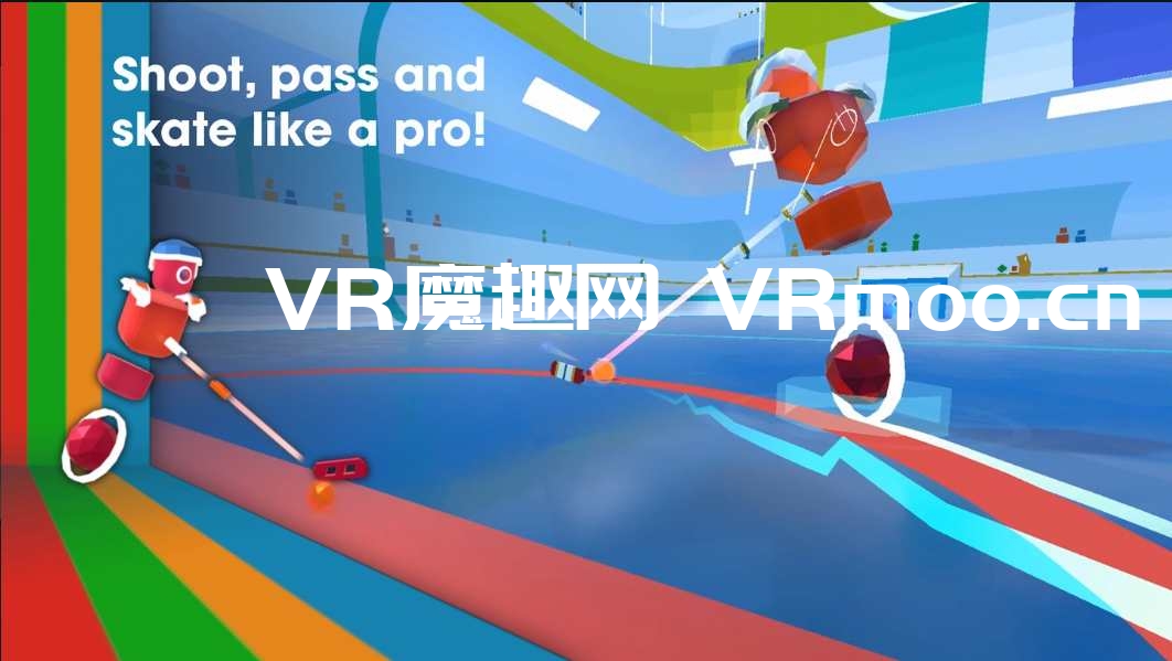 Oculus Quest 游戏《Hockey Bockey》卡通冰球